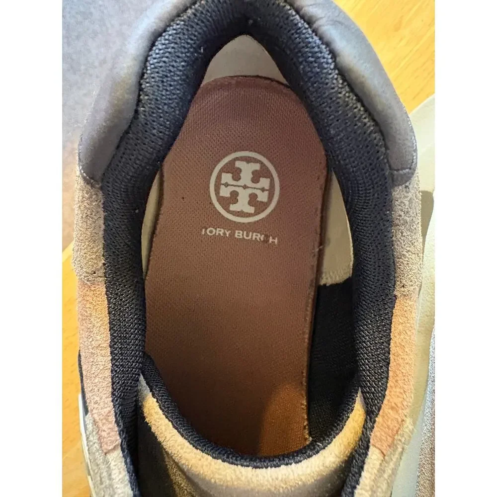 Tory Burch Sawyer  Pink and Beige Sneakers Sz 9